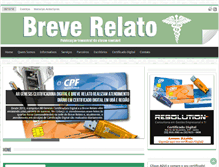 Tablet Screenshot of breverelato.com.br